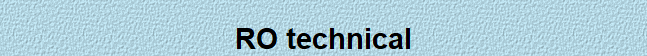 RO technical