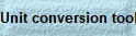 Unit conversion tool